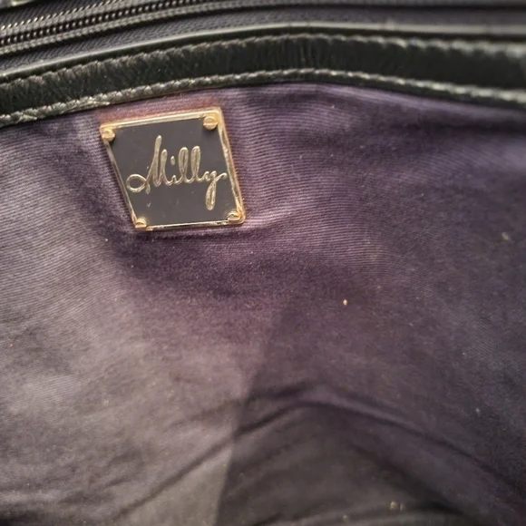 Milly Black Patent Leather Tote Bag - Picture 5 of 5